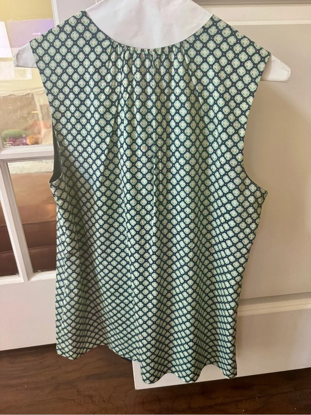 Tory Burch Printed Sleeveless Shirt